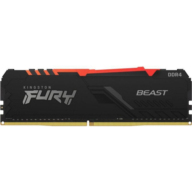 Kingston FURY 8 GB DDR4 3200 MHz Beast RGB (KF432C16BBA/8) - зображення 1