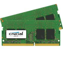   Crucial 8 GB (2x4GB) SO-DIMM DDR4 2400 MHz (CT2K4G4SFS824A)