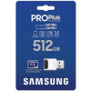 Samsung 512 GB microSDXC UHS-I U3 V30 A2 PRO Plus 2023 + Reader (MB-MD512SB) - зображення 1