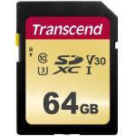   Transcend 64 GB SDXC UHS-I U3 500S TS64GSDC500S