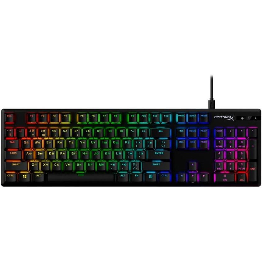 HyperX Alloy Origins PBT RGB Mechanical Blue (4P5P0AA#ABA) - зображення 1