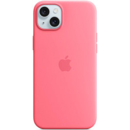   Apple iPhone 15 Plus Silicone Case with MagSafe - Pink (MWNE3)