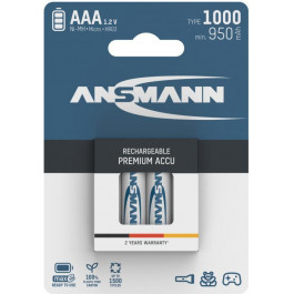   Ansmann AAA 1000mAh 4шт/уп (5030882)