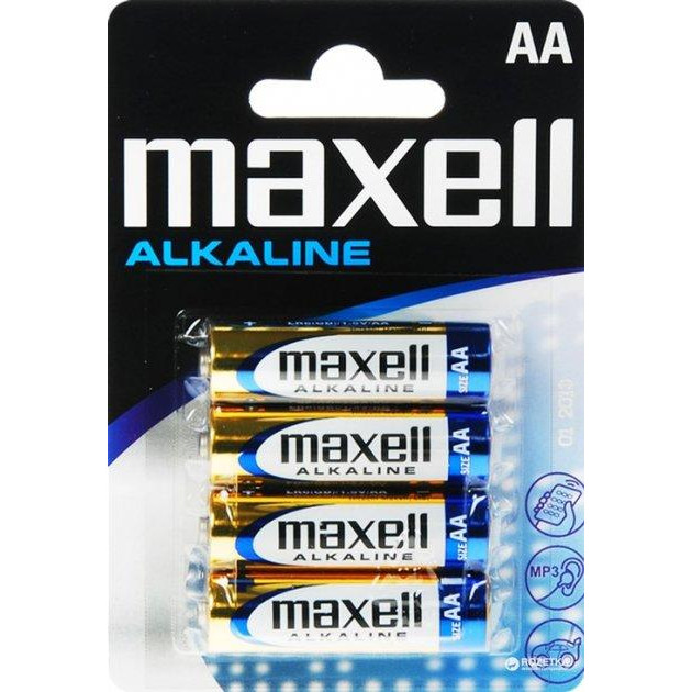 Maxell AA bat Alkaline 4шт (MXBLR06) - зображення 1