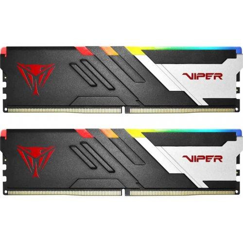 PATRIOT 32 GB (2x16GB) DDR5 7400 MHz Viper Venom RGB (PVVR532G740C36K) - зображення 1