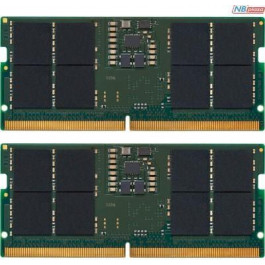   Kingston 32 GB (2x16GB) SO-DIMM DDR5 4800 MHz (KVR48S40BS8K2-32)