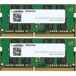   Mushkin 32 GB SO-DIMM DDR4 2666 MHz Essentials (MES4S266KF32G)