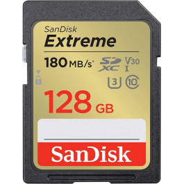   SanDisk 128 GB SDXC UHS-I U3 V30 Extreme (SDSDXVA-128G-GNCIN)