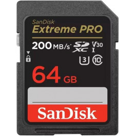   SanDisk 64 GB SDXC UHS-I U3 V30 Extreme PRO (SDSDXXU-064G-GN4IN)