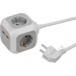   Brennenstuhl ALEA-Power: 2 USB порти - 5V / 2100 mA, 16 А, 3500 Вт, 3х1,5мм2 (1150100)