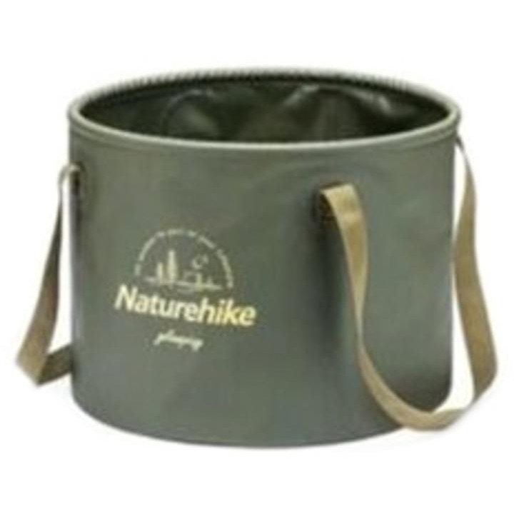 Naturehike Round bucket PVC 10 л army Green NH20SJ040 - зображення 1