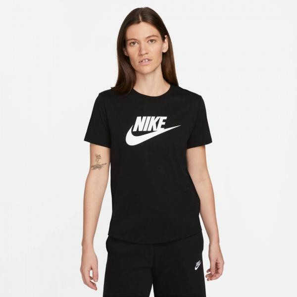 Nike Чорна жіноча футболка  W NSW CLUB SS TEE ICN FTRA DX7906-010 - зображення 1