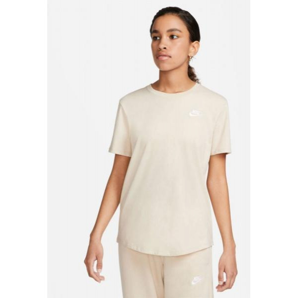 Nike Бежева жіноча футболка  W NSW TEE CLUB DX7902-126 - зображення 1