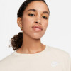 Nike Бежева жіноча футболка  W NSW TEE CLUB DX7902-126 - зображення 3