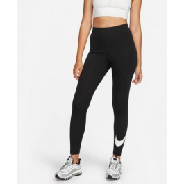   Nike Спортивные леггинсы женские  Classic Tights DV7795-010 S Black/Sail (0196153415751)