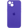 Borofone Silicone Full Case AA Camera Protect for Apple iPhone 15 Dark Purple (FullAAi15-22) - зображення 1