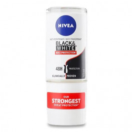   Nivea Дезодорант роликовий  Black&White Max Protection, 50 мл (42419679)