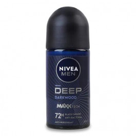   Nivea Дезодорант кульковий  Men Deep Black Carbon Dark Wood, 50 мл (42354925)