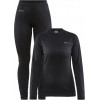 Craft Чорна жіноча термобілизна  (комплект) CORE DRY BASELAYER SET W BLACK cra1909706-999000 - зображення 10