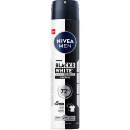   Nivea Дезодорант-спрей  Men Black&White Invisible Original, 200 мл (4005808730018)