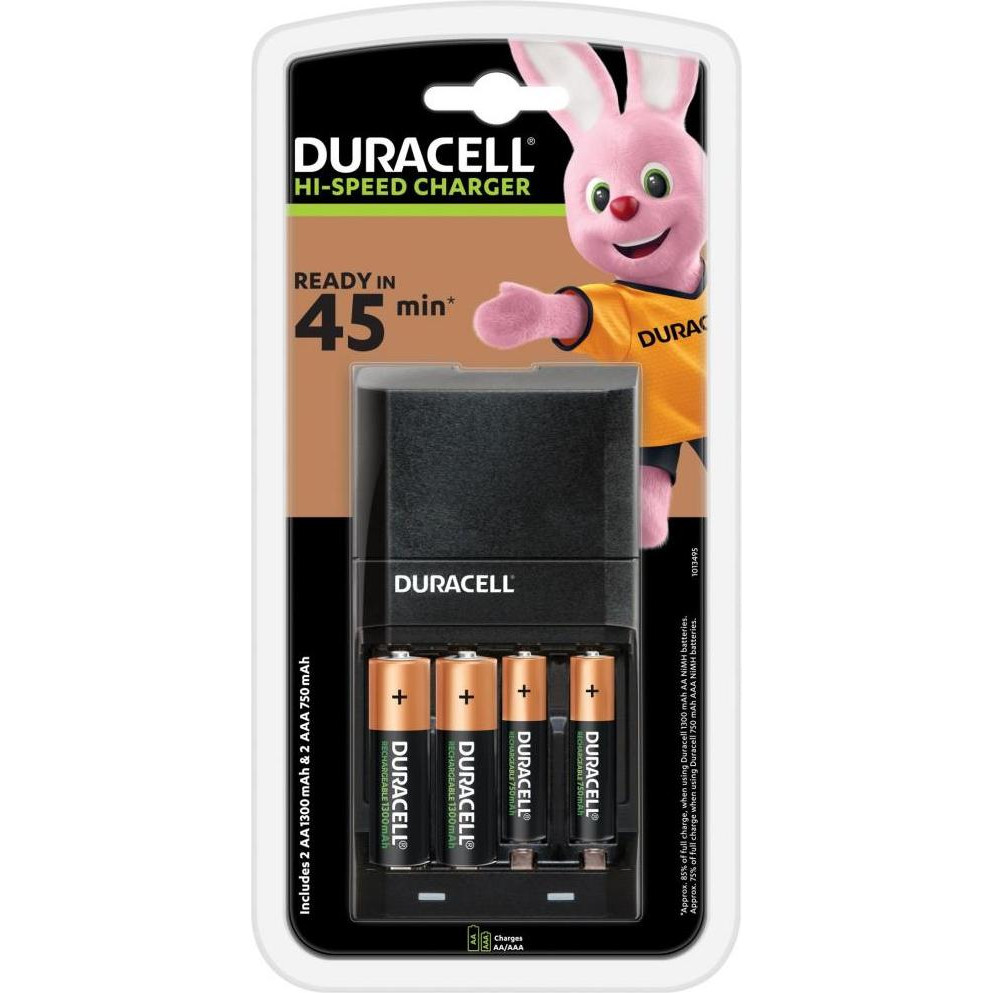 Duracell CEF 27 + 2 AA 1300mAh + 2 AAA 750mAh - зображення 1