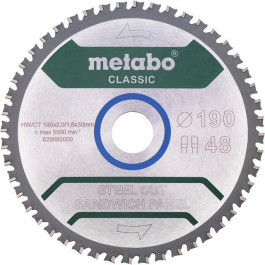   Metabo 190x30x2,0 мм (628682000)