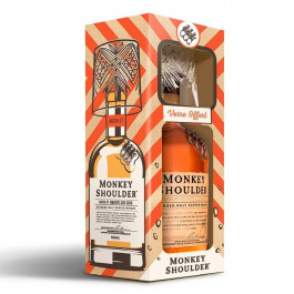   Monkey Shoulder Віскі  оригінальний 0,7л 40% + склянка (3500870066962)