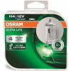 Галогенна автолампа Osram H4 Ultra Life 12V 55W (64193ULT-HCB)