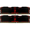 GOODRAM 32 GB (2x16GB) DDR4 3200 MHz IRDM X Black (IR-X3200D464L16A/32GDC) - зображення 1