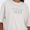 New Balance Біла жіноча футболка  Tee Iconic Collegiate nblWT41519WT - зображення 4