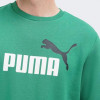 PUMA Зелена чоловіча кофта  ESS+ 2 Col Big Logo Crew TR 586763/86 - зображення 4