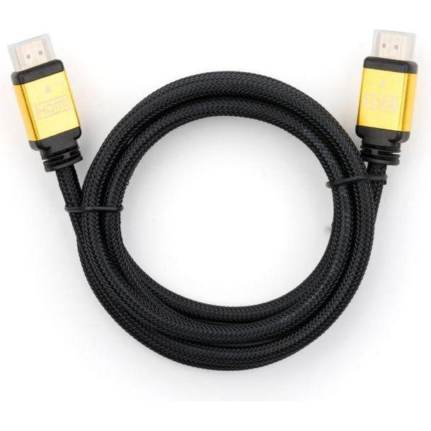 Vinga HDMI 5m Yellow/Black (VCPDCHDMI2VMM5BK) - зображення 1