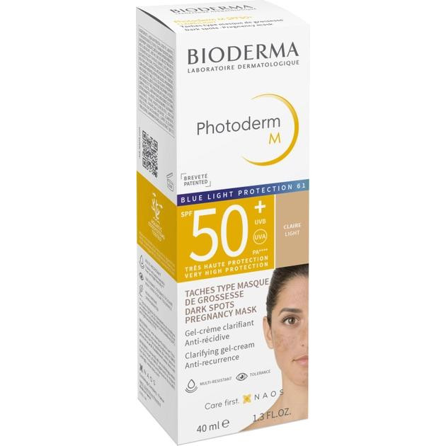 Bioderma Сонцезахисний крем-гель  Photoderm Blue Light Protection 61 SPF50+ 40 мл - зображення 1