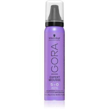 Schwarzkopf IGORA Expert Mousse мус для фарбування для волосся відтінок 5-0 Light Brown Natural 100 мл - зображення 1