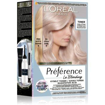 L'Oreal Paris Preference Le Blonding Toner тонер на кислотній основі для нейтралізації мідних тонів волосся відтін - зображення 1