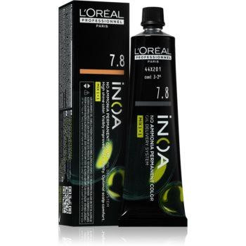 L'Oreal Paris Inoa перманентна фарба для волосся без аміаку відтінок 7.8 60 мл - зображення 1