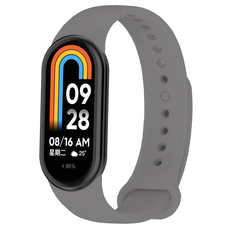 BeCover Силіконовий ремінець  для Xiaomi Mi Smart Band 8 Steel Gray (709397) - зображення 1