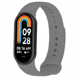   BeCover Силіконовий ремінець  для Xiaomi Mi Smart Band 8 Steel Gray (709397)