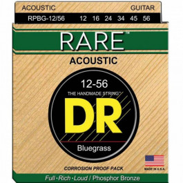   DR RPBG-12/56 Rare Phosphor Bronze Acoustic Guitar Strings Bluegrass 12/56