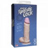 Doc Johnson Фаллоимитатор Realistic Cock 8 Inch White - зображення 2