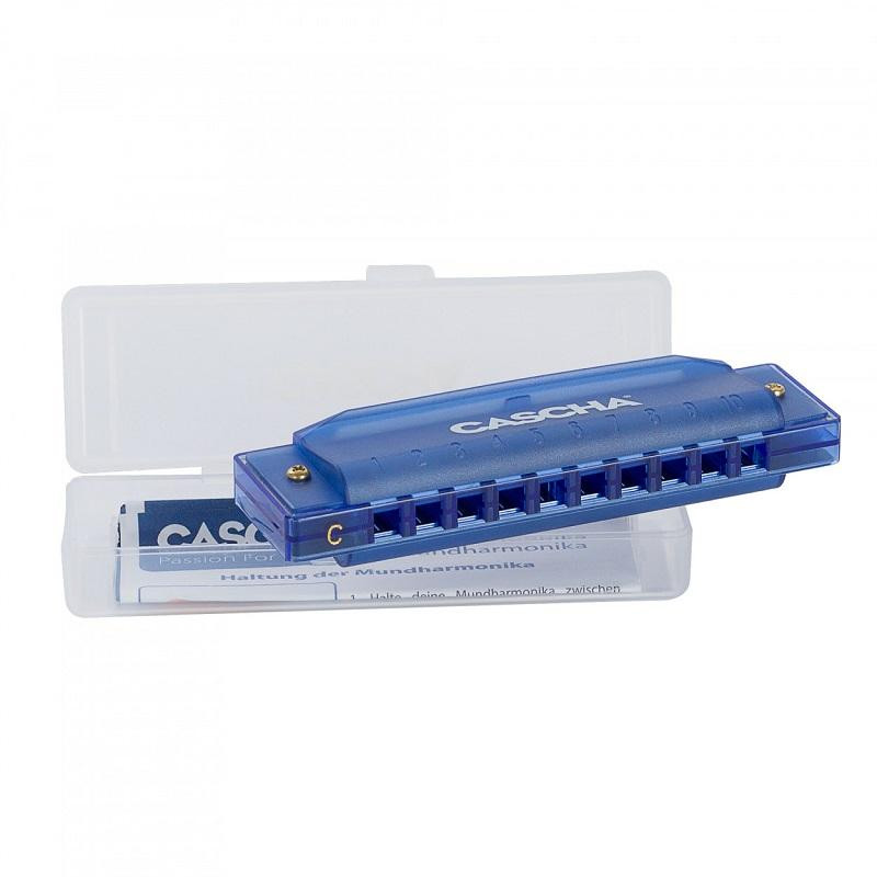 Cascha Fun Blues Harmonica Blue HH 2275 - зображення 1