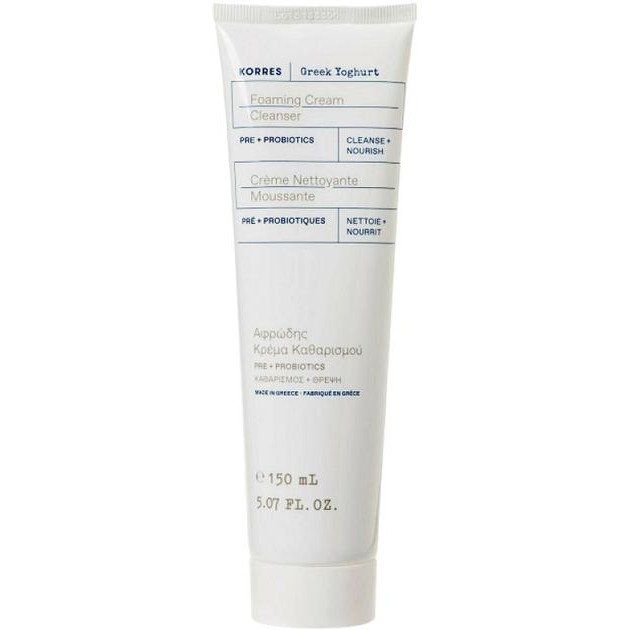 Korres Пінка очищаюча  Foaming Cream Cleanser Greek Yoghurt з грецьким йогуртом 150 мл (5203069106453) - зображення 1