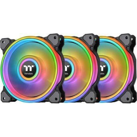 Thermaltake Riing Quad 12 RGB Radiator Fan TT Premium Edition 3-Pack (CL-F088-PL12SW-A) - зображення 1