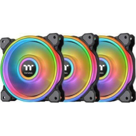   Thermaltake Riing Quad 12 RGB Radiator Fan TT Premium Edition 3-Pack (CL-F088-PL12SW-A)