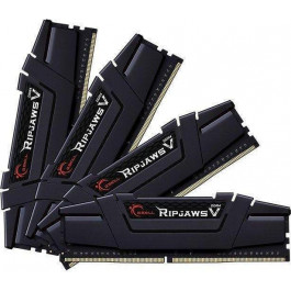   G.Skill 64 GB (4x16GB) DDR4 3600 MHz Ripjaws V (F4-3600C16Q-64GVKC)