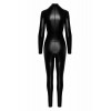 Noir Handmade F319 Caged wetlook catsuit with zippers and ring XXL (SX0349) - зображення 6