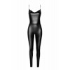 Noir Handmade F306 Mirage catsuit with jewelry rhinestone chain adorning the back 3XL (SX0278) - зображення 5