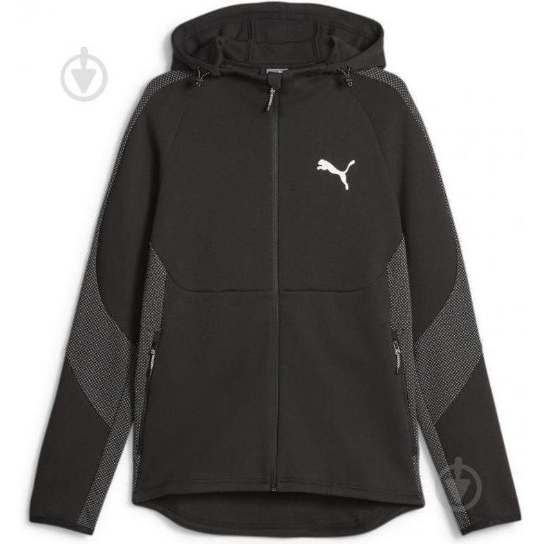 PUMA Чорна чоловіча кофта  EVOSTRIPE Full-Zip Hoodie DK 675930/01 - зображення 1