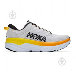   HOKA ONE ONE Чоловічі кросівки для бігу  Bondi 7 1110518 NCRY 46 (11.5) 28.7 см Білі (195719188498)