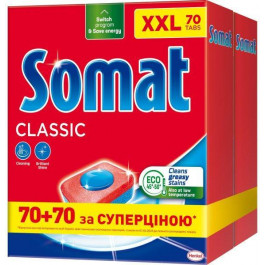   Somat Таблетки  Classic для посудомийних машин, 140 шт. (9000101587265)